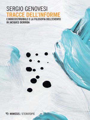 cover image of Tracce dell'informe